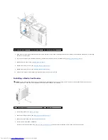 Preview for 34 page of Dell E521 - Dimension Motherboard UW457 0UW457 Service Manual