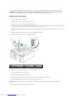 Preview for 39 page of Dell E521 - Dimension Motherboard UW457 0UW457 Service Manual