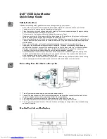 Предварительный просмотр 1 страницы Dell E550 Quick Setup Manual