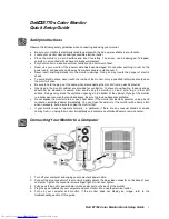 Dell E770S - 17" CRT Display Quick Setup Manual preview