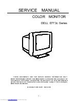 Dell E773c Series Service Manual preview