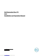 Dell Embedded Box PC 3000 Installation And Operation Manual preview