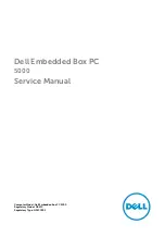 Preview for 1 page of Dell Embedded Box PC 5000 Service Manual