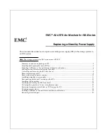 Preview for 1 page of Dell EMC AX4-5F8 Manual