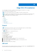 Preview for 10 page of Dell EMC Edge 510 LTE Installation Manual