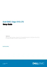 Preview for 1 page of Dell EMC Edge 510 LTE Setup Manual