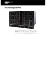 Preview for 1 page of Dell EMC PowerEdge MX7000 Manual