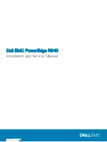 Preview for 1 page of Dell EMC PowerEdge R940 Installation And Service Manual