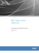 Preview for 1 page of Dell EMC VNXe Series Hardware Information Manual