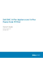 Preview for 1 page of Dell EMC VxFlex Ready Node R740xd Owner'S Manual