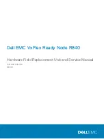 Dell EMC VxFlex Ready Node R840 Manual preview