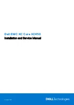 Preview for 1 page of Dell EMC XC Core XC450 Installation And Service Manual