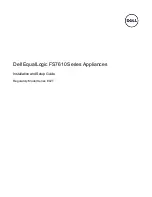 Preview for 1 page of Dell EqualLogic FS7610 Installation And Setup Manual