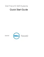 Предварительный просмотр 1 страницы Dell Force10 S25 Series Quick Start Manual