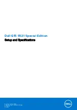 Dell G15 5521 Special Edition Setup And Specifications preview