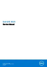 Preview for 1 page of Dell G15 5525 Service Manual