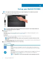 Preview for 4 page of Dell G5 15 5500 Setup And Specifications