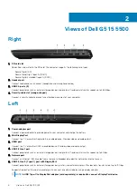 Preview for 6 page of Dell G5 15 5500 Setup And Specifications