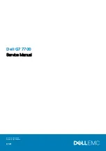 Предварительный просмотр 1 страницы Dell G7 7700 Service Manual