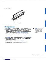 Предварительный просмотр 93 страницы Dell GX240 - OptiPlex Pentium 4 1.8GHz 512MB 40GB CD Win2K User Manual