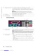 Preview for 16 page of Dell GX520 - OptiPlex - 512 MB RAM Quick Reference Manual