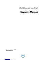 Preview for 2 page of Dell I15R-2105SLV Owner'S Manual