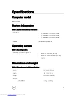 Preview for 13 page of Dell Inspiron 11 3000 Series Setup And Specifications