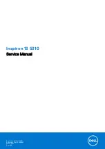 Preview for 1 page of Dell Inspiron 13 5310 Service Manual