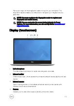 Preview for 13 page of Dell Inspiron 13 7000 Series Setup And Specifications