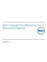 Dell Inspiron 13 7000 Series Technical Manual preview