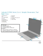 Предварительный просмотр 4 страницы Dell Inspiron 13 7000 Series Technical Manual