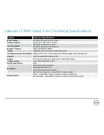 Preview for 7 page of Dell Inspiron 13 7000 Series Technical Manual