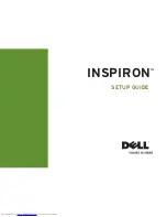 Предварительный просмотр 1 страницы Dell Inspiron 13 N3010 Setup Manual