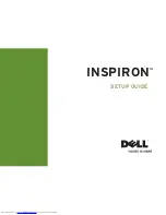 Preview for 1 page of Dell Inspiron 1320 Setup Manual