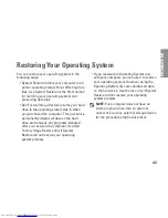 Preview for 45 page of Dell Inspiron 1320 Setup Manual