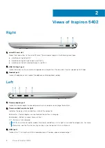 Preview for 6 page of Dell Inspiron 14 5402 Setup And Specifications