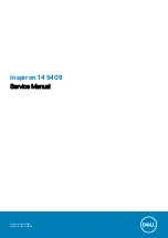 Preview for 1 page of Dell Inspiron 14 5408 Service Manual