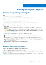 Предварительный просмотр 5 страницы Dell Inspiron 14 7425 2-in-1 Service Manual