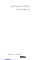 Dell Inspiron 14 N4120 Service Manual preview