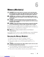 Preview for 23 page of Dell Inspiron 1425 Service Manual