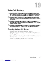 Предварительный просмотр 87 страницы Dell Inspiron 1425 Service Manual