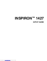 Предварительный просмотр 3 страницы Dell Inspiron 1427 Setup Manual