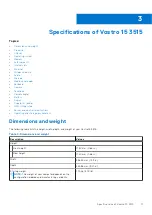 Preview for 11 page of Dell Inspiron 15 3515 Series Setup And Specifications