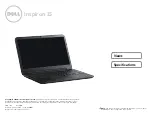 Preview for 1 page of Dell Inspiron 15-3531 Reference Manual