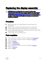 Preview for 73 page of Dell Inspiron 15-3559 Service Manual