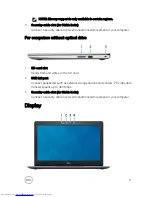 Предварительный просмотр 11 страницы Dell Inspiron 15 5000 Series Setup And Specifications