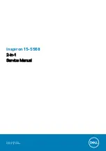 Dell Inspiron 15-5568 Service Manual preview