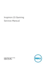 Dell Inspiron 15 Gaming Service Manual preview