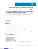 Предварительный просмотр 81 страницы Dell Inspiron 15 Service Manual