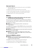 Preview for 163 page of Dell Inspiron 1520 Owner'S Manual